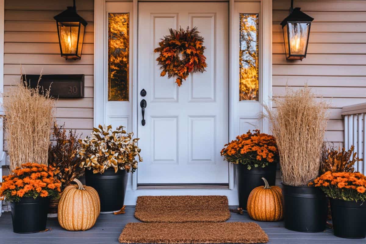 24 Cheap Fall Porch Decor (Warm & Cozy Ideas)